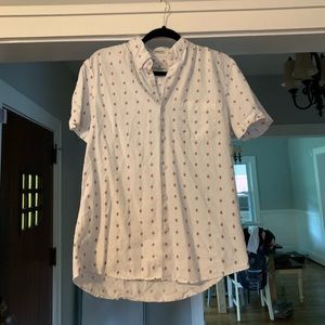 American eagle aztec design button up